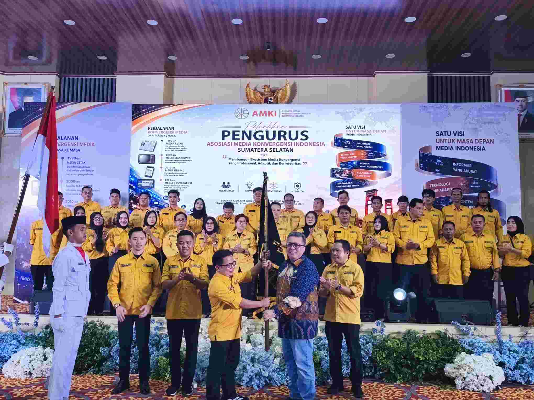 Pelantikan AMKI Sumsel 2025–2030, Perkuat Soliditas Media Konvergensi dan Profesionalisme Pers