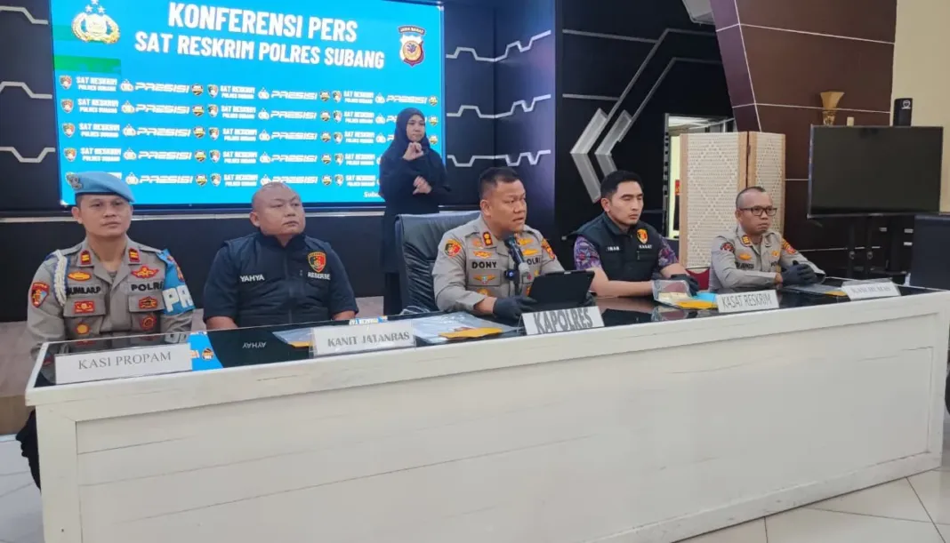 Polres Subang Ungkap Kasus Curanmor di Dawuan, Pelaku Rusak Kunci Motor Honda PCX